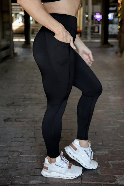 Executive Leggings With Pockets | Black