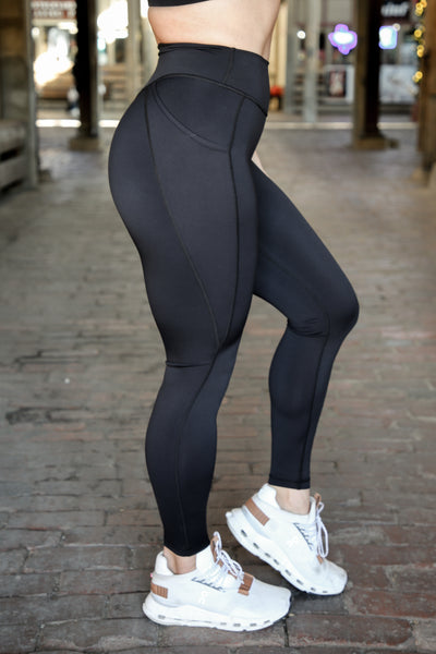 Executive Leggings With Pockets | Black