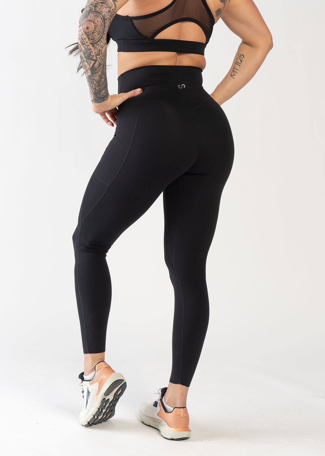 Women's - Active Mesh Full Length Tight Leggings in Black | Superdry IE