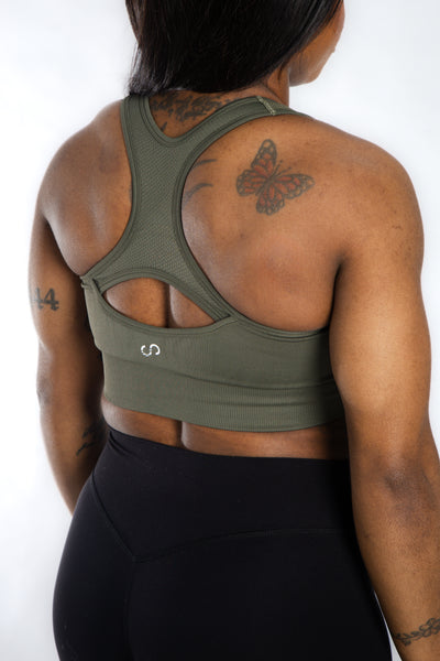 Seamless Bra | OD Green