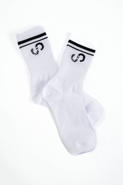 Crew Socks | White/Black