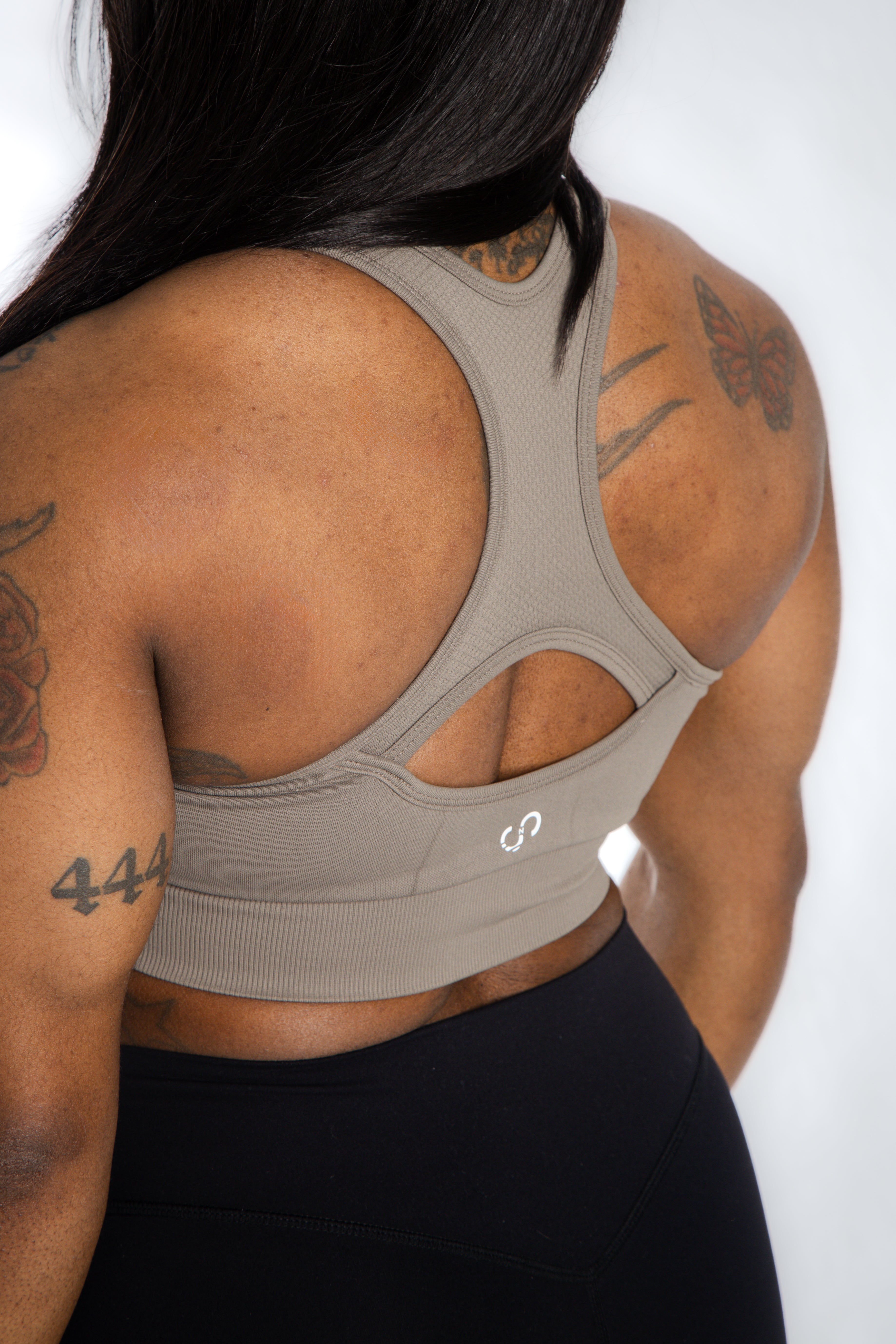 Seamless Bra | Battlefield Brown