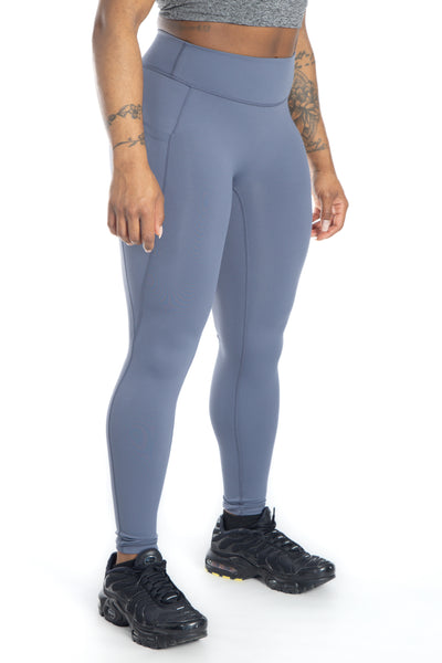 Executive Leggings With Pockets & Scrunch | Ocean Blue