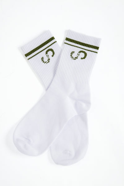 Crew Socks | 2 Pair (OD green/Black)