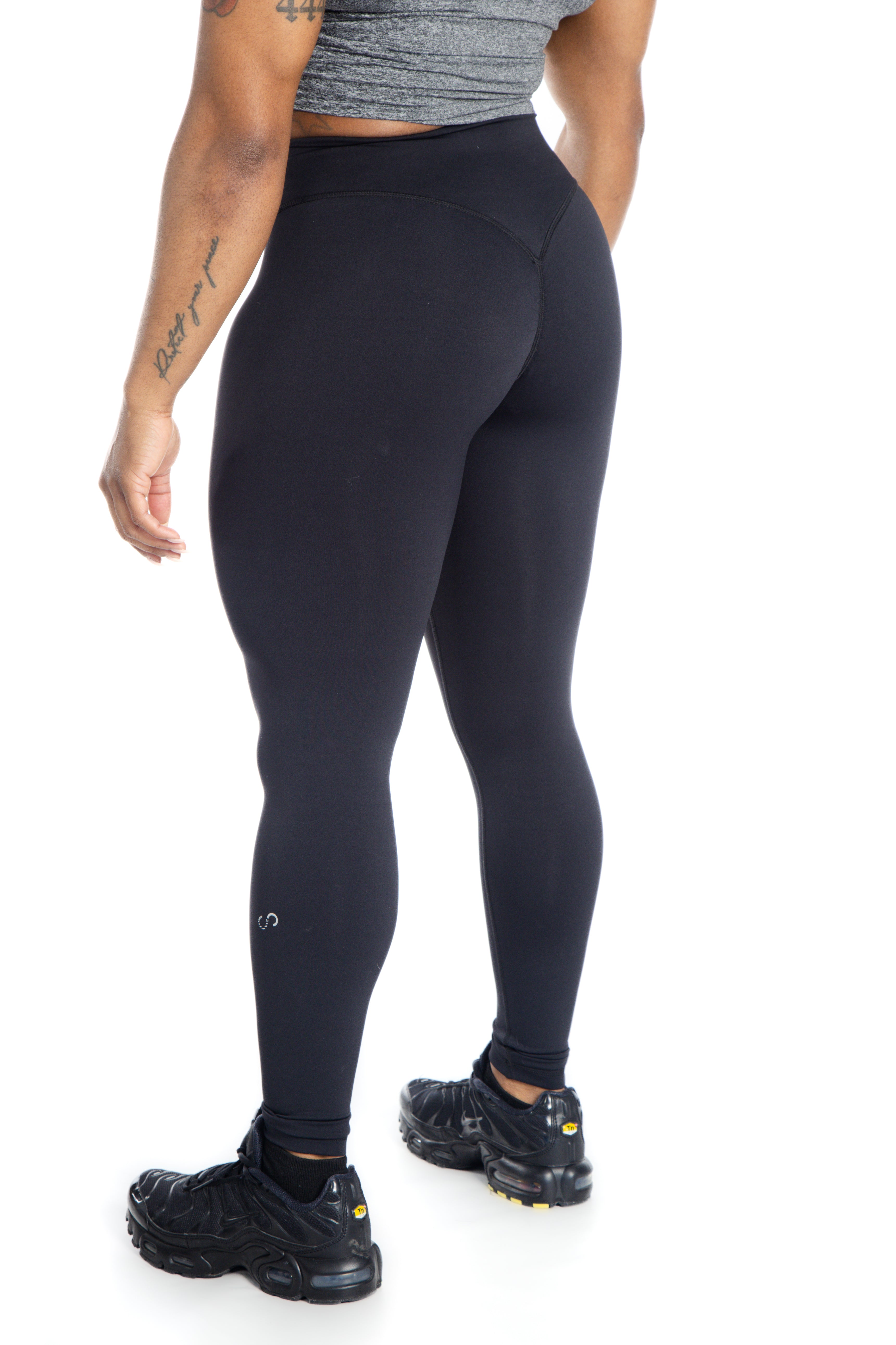 Executive Leggings With Scrunch | Black