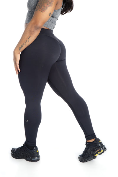 Executive Leggings With Scrunch | Black