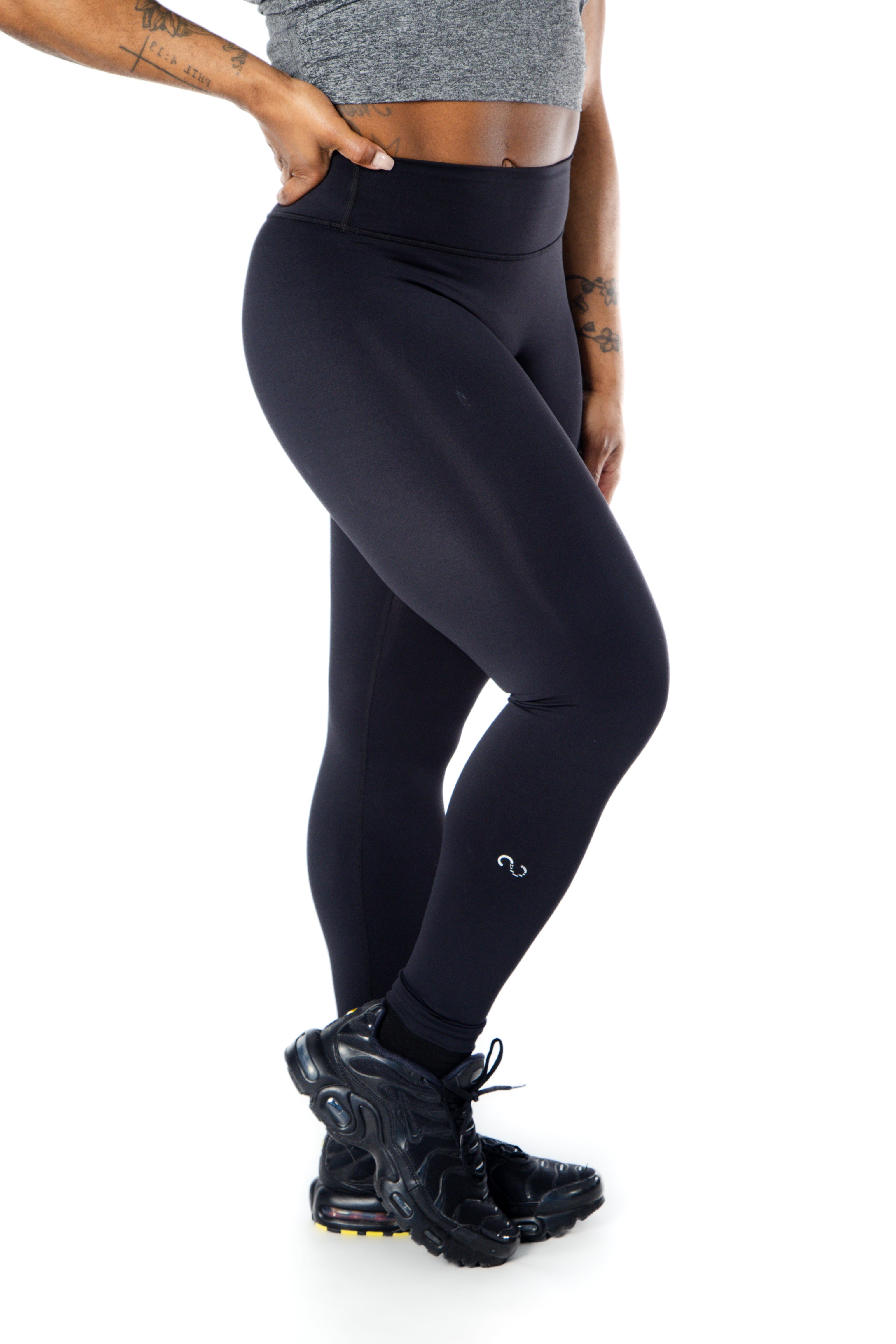 Executive Leggings With Scrunch | Black