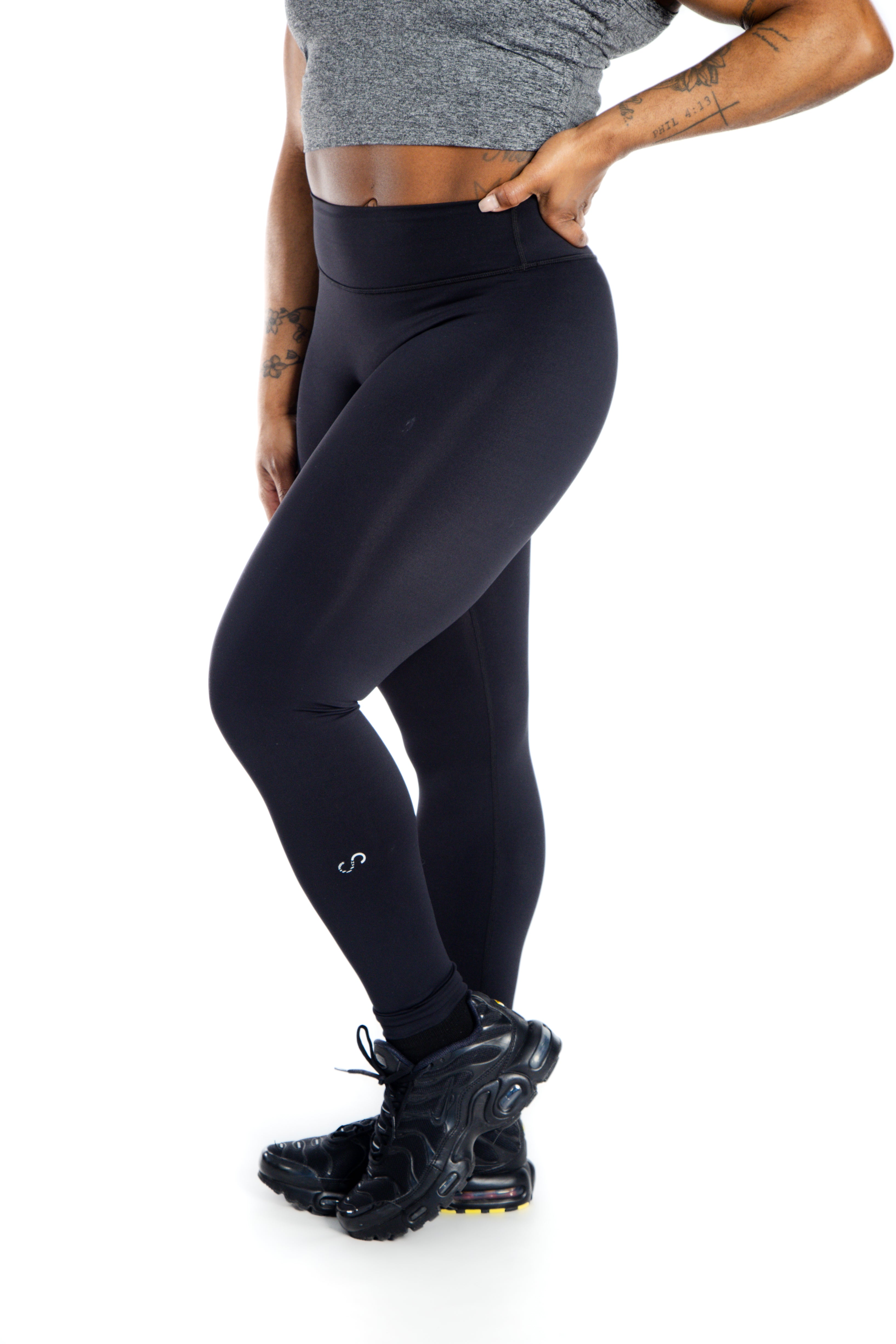 Executive Leggings With Scrunch | Black