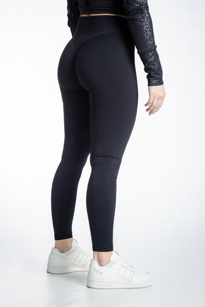 Executive Leggings With Scrunch | Black