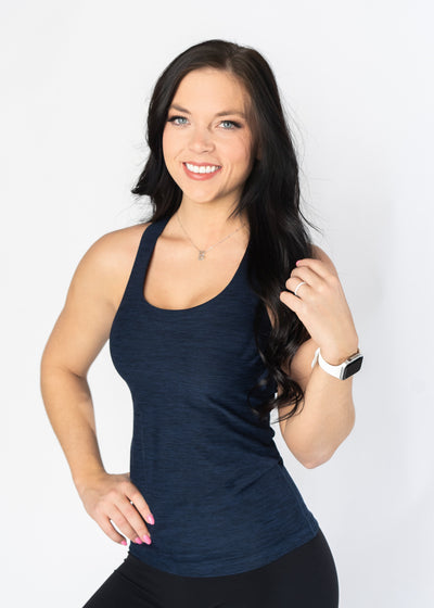 Dream Racerback Tank | Navy Blue