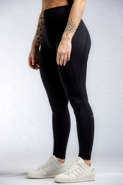 Executive Leggings With Pockets & Scrunch | Black