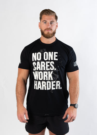 Men's T-Shirt | No One Cares | Black