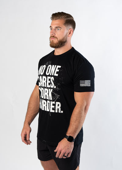 Men's T-Shirt | No One Cares | Black