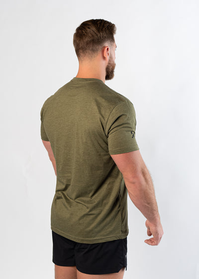 Men's T-Shirt | No One Cares | OD Green